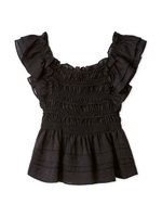【フレイ アイディー/FRAY I.D】のフリルシャーリングデザインブラウス 人気、トレンドファッション・服の通販 founy(ファニー) ファッション Fashion レディースファッション Ladies' Fashion Online トップス・カットソー Tops/Tshirt シャツ/ブラウス Shirts/Blouses オフショルダー Off Shoulder ギャザー Gather コンパクト Compact シャーリング Shirring スリット Slit チェック Check 定番 Standard フリル Frills ボトム Bottom リボン Ribbon ワーク Work 夏 Summer |ID:prp329100004584124