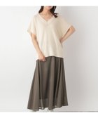 【グローバルワーク/GLOBAL WORK】のゆるVネックニットプルオーバー*スカートSET/115402 アイボリー×ダークブラウン08|ID: prp329100004584128 ipo3291000000032553032