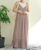 【チャオパニックティピー/CIAOPANIC TYPY】の【WEB限定】【india】シャーリングチェックキャミワンピース レッド|ID: prp329100004584147 ipo3291000000032637442