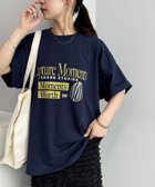 【ディスコート/Discoat】の【WEB限定】アソートラベルロゴTシャツ 人気、トレンドファッション・服の通販 founy(ファニー) ファッション Fashion レディースファッション Ladies' Fashion Online トップス・カットソー Tops/Tshirt シャツ/ブラウス Shirts/Blouses ロング / Tシャツ T-Shirts thumbnail ネイビー|ID: prp329100004584194 ipo3291000000032496991