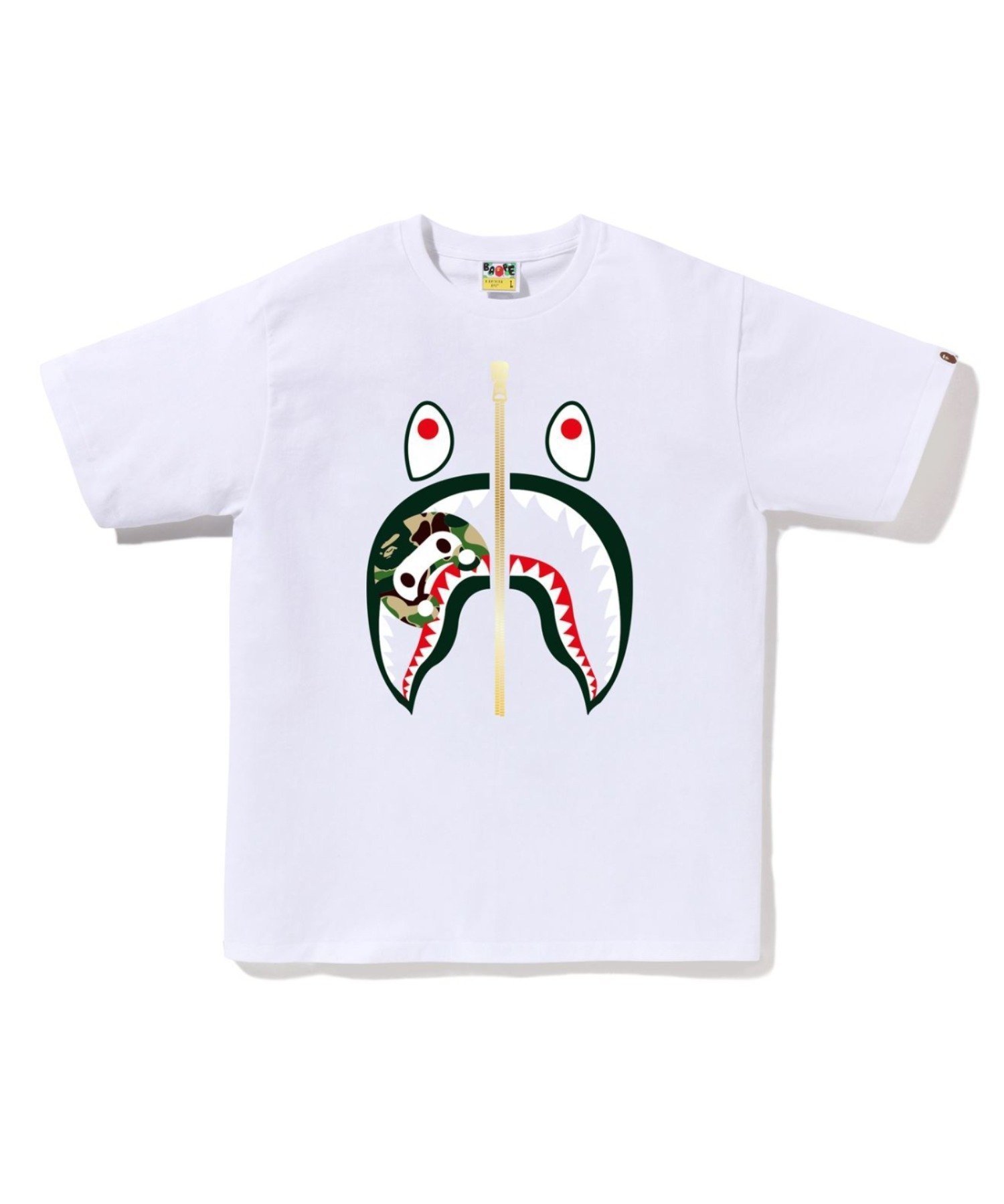 【その他のブランド/Other】のABC CAMO MILO SHARK TEE インテリア・キッズ・メンズ・レディースファッション・服の通販 founy(ファニー) 　ファッション　Fashion　メンズファッション　Fashion for Men　インナー　Innerwear　ショート　Short, Short Length　スリーブ　Sleeve, Long Sleeve / Short Sleeve　フロント　Front, Front Design　プリント　Print, Printed Pattern　モチーフ　Motif, Design Theme　ラバー　Rubber, Rubber Sole　WHxGR|ID: prp329100004584203 ipo3291000000032712305