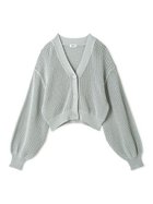 【フレイ アイディー/FRAY I.D】のメッシュVネックカーディガン MNT[021]|ID: prp329100004584221 ipo3291000000032646104