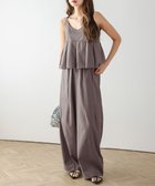【その他のブランド/Other】のペプラムキャミセットアップ モカ|ID: prp329100004584248 ipo3291000000033200509