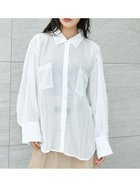 【スナイデル/SNIDEL】のシアープリーツシャツ 人気、トレンドファッション・服の通販 founy(ファニー) ファッション Fashion レディースファッション WOMEN トップス・カットソー Tops/Tshirt シャツ/ブラウス Shirts/Blouses インナー Inner 春 Spring シアー Sheer ジョーゼット Georgette ストレート Straight チェック Check フォルム Form S/S・春夏 Ss・Spring/Summer おすすめ Recommend 夏 Summer thumbnail WHT[001]|ID: prp329100004584301 ipo3291000000032498584