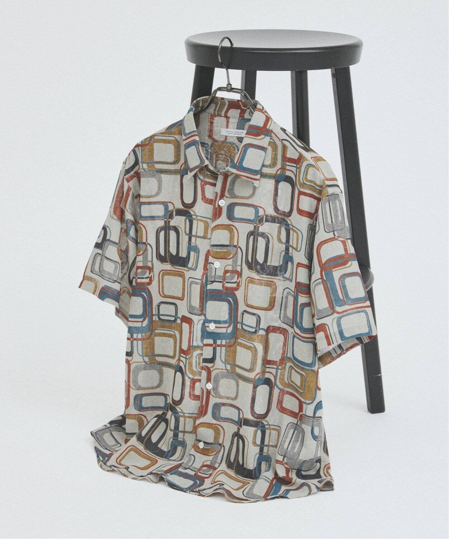 【ジャーナルスタンダード/JOURNAL STANDARD / MEN】の吸水速乾 / 通気性 EVALET ライト メッシュ パターン シャツ インテリア・キッズ・メンズ・レディースファッション・服の通販 founy(ファニー) 　ファッション　Fashion　メンズファッション　Fashion for Men　ウォッシャブル　Machine Washable　吸水　Absorbent, Quick-Dry　軽量　Lightweight, Ultra Light　パターン　Pattern, Design Print　プリント　Print, Printed Pattern　メッシュ　Mesh, Net Fabric　ルーズ　Loose, Oversized　おすすめ　Recommended / Our Picks　夏　Summer　グレーB|ID: prp329100004584312 ipo3291000000033255112