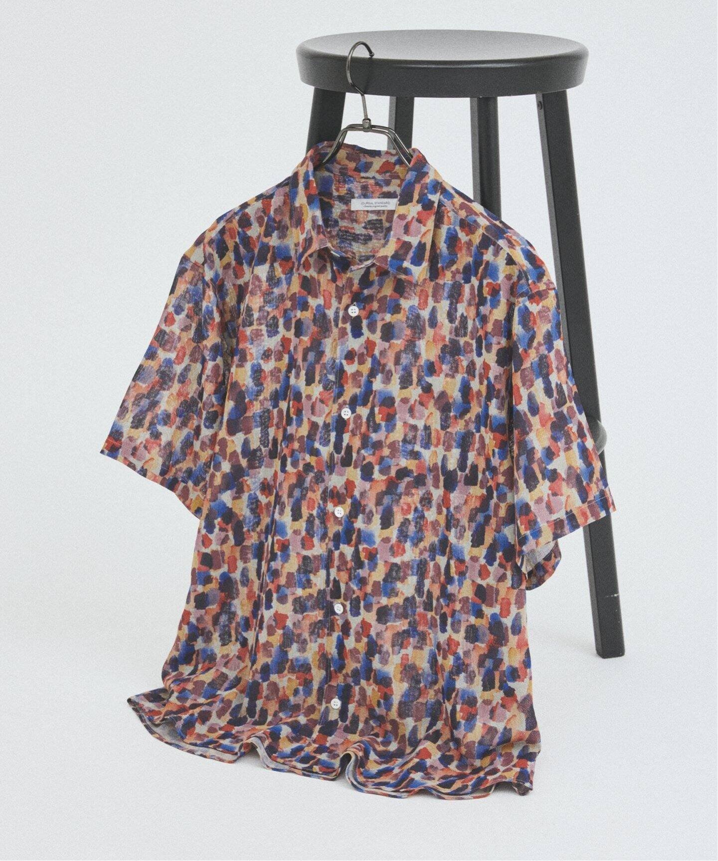 【ジャーナルスタンダード/JOURNAL STANDARD / MEN】の吸水速乾 / 通気性 EVALET ライト メッシュ パターン シャツ インテリア・キッズ・メンズ・レディースファッション・服の通販 founy(ファニー) 　ファッション　Fashion　メンズファッション　Fashion for Men　ウォッシャブル　Machine Washable　吸水　Absorbent, Quick-Dry　軽量　Lightweight, Ultra Light　パターン　Pattern, Design Print　プリント　Print, Printed Pattern　メッシュ　Mesh, Net Fabric　ルーズ　Loose, Oversized　おすすめ　Recommended / Our Picks　夏　Summer　その他カラー K|ID: prp329100004584312 ipo3291000000033255117