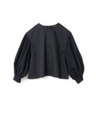 【マーコート/MARcourt】のmizuiro ind プリーツパフスリーブプルオーバー 人気、トレンドファッション・服の通販 founy(ファニー) ファッション Fashion レディースファッション Fashion for Women トップス・カットソー Cut & Sew Tops カジュアルプルオーバー・ニットトップス Pullovers & Knit Tops / Casual Pullovers ショート Short, Short Length ツイル Twist, Twisted Detail ブロード Broadcloth, Fine Cotton プリーツ Pleats, Pleated ポケット Pocket, Pocket Detail エレガント 上品 Elegant 無地 Plain, Solid Color thumbnail ネイビー|ID: prp329100004584570 ipo3291000000032728238