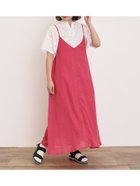 【サマンサモスモス/Samansa Mos2】のボイルキャミワンピース 人気、トレンドファッション・服の通販 founy(ファニー) ファッション Fashion レディースファッション Fashion for Women ワンピース Dresses キャミソールワンピース Camisole Dresses インナー Innerwear カットソー Cut and Sewn Top フレア Flare, Flared リラックス Relax, Relaxed Fit thumbnail レッド|ID: prp329100004584595 ipo3291000000032980362