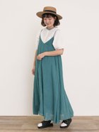 【サマンサモスモス/Samansa Mos2】のボイルキャミワンピース 人気、トレンドファッション・服の通販 founy(ファニー) ファッション Fashion レディースファッション Fashion for Women ワンピース Dresses キャミソールワンピース Camisole Dresses インナー Innerwear カットソー Cut and Sewn Top フレア Flare, Flared リラックス Relax, Relaxed Fit thumbnail グリーン|ID: prp329100004584595 ipo3291000000032980364