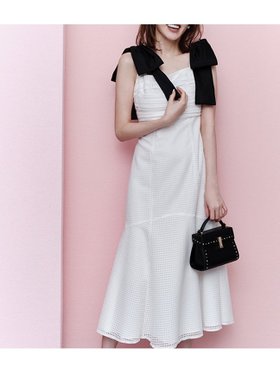 【セルフォード/CELFORD】 【CELFORD×MIKA】ショルダーリボンワンピース人気、トレンドファッション・服の通販 founy(ファニー) ファッション Fashion レディースファッション Ladies' Fashion Online ワンピース Dress アクセサリー Accessories インナー Inner オーガンジー Organdy シアー Sheer デコルテ Decolletage ドット Dot フレア Flare プリント Print メッシュ Mesh ラップ Wrap リボン Ribbon ループ Loop エレガント 上品 Elegant |ID:prp329100004584618
