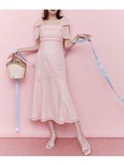 【セルフォード/CELFORD】の【CELFORD×MIKA】ショルダーリボンワンピース 人気、トレンドファッション・服の通販 founy(ファニー) ファッション Fashion レディースファッション Ladies' Fashion Online ワンピース Dress アクセサリー Accessories インナー Inner オーガンジー Organdy シアー Sheer デコルテ Decolletage ドット Dot フレア Flare プリント Print メッシュ Mesh ラップ Wrap リボン Ribbon ループ Loop エレガント 上品 Elegant thumbnail LPNK[061]|ID: prp329100004584618 ipo3291000000032502667