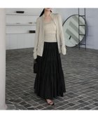 【アニュアンス/anuans】のテンセルリッチオーガンティアードスカート 人気、トレンドファッション・服の通販 founy(ファニー) ファッション Fashion レディースファッション Fashion for Women スカート Skirts ティアードスカート Tiered Skirts ギャザー Gathered, Ruffled シアー Sheer, See-Through ベーシック Basic, Essential リラックス Relax, Relaxed Fit エレガント 上品 Elegant thumbnail BLACK|ID: prp329100004584643 ipo3291000000033102603