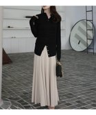 【アニュアンス/anuans】のライトダブルサテンボリュームナロースカート BEIGE|ID: prp329100004584647 ipo3291000000032737113