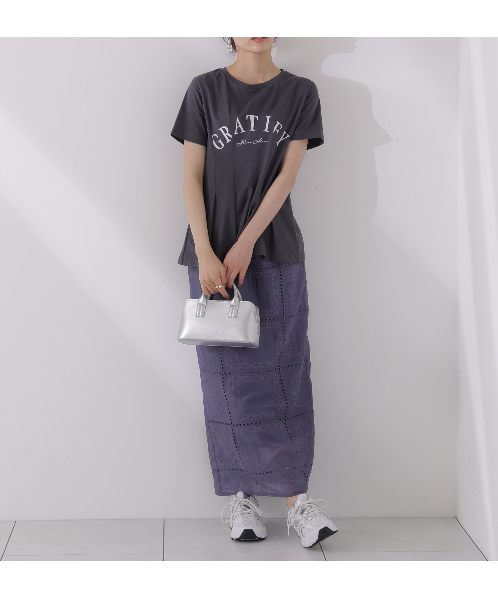 【プロポーション ボディドレッシング/PROPORTION BODY DRESSING】のシアーパネルレーススカート インテリア・キッズ・メンズ・レディースファッション・服の通販 founy(ファニー) 　ファッション　Fashion　レディースファッション　WOMEN　スカート　Skirt　サンダル　Sandals　シアー　Sheer　シンプル　Simple　スニーカー　Sneakers　ブルー|ID: prp329100004584708 ipo3291000000032503487