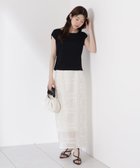【プロポーション ボディドレッシング/PROPORTION BODY DRESSING】のシアーパネルレーススカート 人気、トレンドファッション・服の通販 founy(ファニー) ファッション Fashion レディースファッション WOMEN スカート Skirt サンダル Sandals シアー Sheer シンプル Simple スニーカー Sneakers thumbnail ホワイト|ID: prp329100004584708 ipo3291000000032503489
