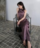 【アニュアンス/anuans】のサテンアメスリワンピース 人気、トレンドファッション・服の通販 founy(ファニー) ファッション Fashion レディースファッション Fashion for Women ワンピース Dresses インナー Innerwear ウォッシャブル Machine Washable カットオフ Cut-Off Design サテン Satin, Glossy Fabric エレガント 上品 Elegant thumbnail MAUVE|ID: prp329100004584794 ipo3291000000033424674