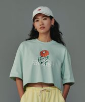 【ニューバランス/new balance】のAthletics フラワー オーバーサイズクロップショートスリーブTシャツ 人気、トレンドファッション・服の通販 founy(ファニー) ファッション Fashion レディースファッション Ladies' Fashion Online トップス・カットソー Tops/Tshirt シャツ/ブラウス Shirts/Blouses ロング / Tシャツ T-Shirts ショート Short スリーブ Sleeve フラワー Flower フロント Front プリント Print モチーフ Motif |ID:prp329100004584798