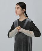 【レプシィム ローリーズファーム/LEPSIM LOWRYS FARM】の【累計販売数5万枚突破】袖切り替えプルオーバー 人気、トレンドファッション・服の通販 founy(ファニー) ファッション Fashion レディースファッション Fashion for Women トップス・カットソー Cut & Sew Tops カジュアルプルオーバー・ニットトップス Pullovers & Knit Tops / Casual Pullovers カットソー Cut and Sewn Top シアー Sheer, See-Through チュール Tulip, Tulip Motif ベスト Vest, Waistcoat 夏 Summer thumbnail ブラック×ぼかし51|ID: prp329100004584802 ipo3291000000036159851