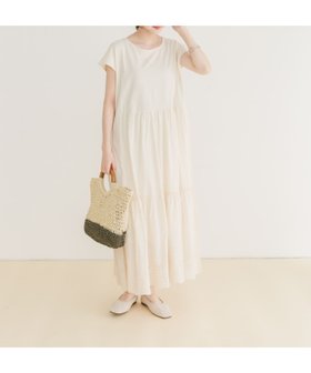 【アイテムズアーバンリサーチ/ITEMS URBAN RESEARCH】のピグメントティアードワンピース 人気、トレンドファッション・服の通販 founy(ファニー) ファッション Fashion レディースファッション Fashion for Women ワンピース Dresses 2025年 2025 2025春夏・S/S Spring/Summer 2025 SS25 カットソー Cut and Sewn Top ティアードワンピース Tiered Dress, Flared Dress レース Lace, Lace Fabric ロング Long, Long-Length 夏 Summer S/S・春夏 SS, Spring/Summer, Warm Season |ID:prp329100004584809