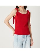 【フレイ アイディー/FRAY I.D】のショルダーリボンニットプルオーバー/ウォッシャブル RED[046]|ID: prp329100004584814 ipo3291000000032620383