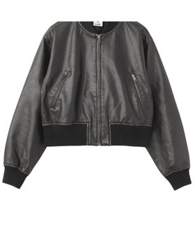 【エックスガール/X-girl】のDISTRESSED FAUX LEATHER COMPACT BLOUSON 人気、トレンドファッション・服の通販 founy(ファニー) ファッション Fashion レディースファッション Ladies' Fashion Online アウター Coat Outerwear ブルゾン Blouson/Jackets おすすめ Recommend コンパクト Compact ショート Short ジャケット Jacket デニム Denim メタル Metal 旅行 Travel 長袖 Long Sleeve |ID:prp329100004584856