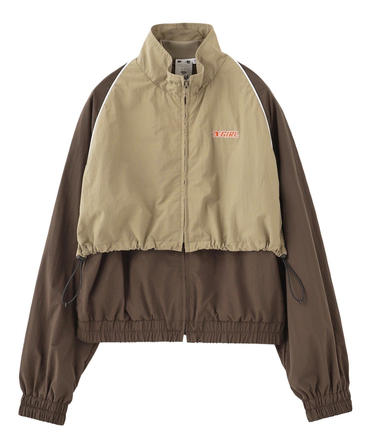 【エックスガール/X-girl】の3WAY TRACK JACKET X-girl インテリア・キッズ・メンズ・レディースファッション・服の通販 founy(ファニー) 　ファッション　Fashion　レディースファッション　Ladies' Fashion Online　アウター　Coat Outerwear　ジャケット　Jackets　おすすめ　Recommend　アンサンブル　Ensemble　クロップド　Cropped　サテン　Satin　ショート　Short　ジャケット　Jacket　スポーツ　Sports　デニム　Denim　パッチ　Patch　ベスト　Vest　メッシュ　Mesh　ワンポイント　One Point　旅行　Travel　長袖　Long Sleeve　BROWN|ID: prp329100004584857 ipo3291000000032504924