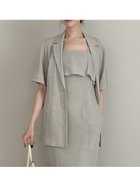 【フレイ アイディー/FRAY I.D】のハーフスリーブジャケット/ウォッシャブル・防シワ 人気、トレンドファッション・服の通販 founy(ファニー) ファッション Fashion レディースファッション Ladies' Fashion Online アウター Coat Outerwear ジャケット Jackets おすすめ Recommend ジャケット Jacket スリーブ Sleeve セットアップ Set Up ハーフ Half ポケット Pocket モダン Modern リネン Linen 夏 Summer thumbnail BEG[037]|ID: prp329100004584873 ipo3291000000032505156