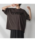【メイソングレイ/MAYSON GREY】の前後ドッキングロゴTシャツ≪洗濯機で洗える≫ 人気、トレンドファッション・服の通販 founy(ファニー) ファッション Fashion レディースファッション Fashion for Women トップス・カットソー Cut & Sew Tops シャツ・ブラウス・オフィスカジュアル Elegant Blouses & Button-Ups ロングTシャツ・Tシャツ Longline T-Shirts & Tees 洗える Machine Washable カットソー Cut and Sewn Top ドッキング Docking, Mixed Material バランス Balance, Style Balance ボトム Bottoms, Lower Wear 夏 Summer thumbnail チャコールグレー|ID: prp329100004584876 ipo3291000000033222657