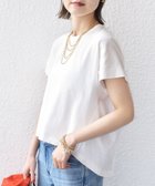 【シップス フォー ウィメン/SHIPS】の接触冷感 / UVカット コクーン フレンチ スリーブ プルオーバー ホワイト|ID: prp329100004584879 ipo3291000000032747650