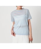 【ビューティ&ユース ユナイテッドアローズ/BEAUTY&YOUTH / UNITED ARROWS】のコットンナイロン天竺 シアー クルーネック ショートスリーブTシャツ LT.BLUE|ID: prp329100004584894 ipo3291000000032730686
