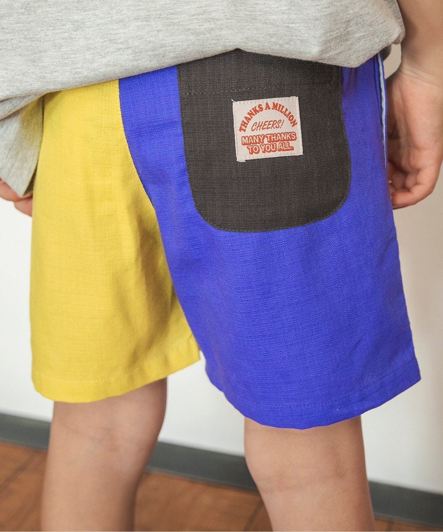 【その他のブランド/Other】のサマーバリエーションパンツ 4分丈 インテリア・キッズ・メンズ・レディースファッション・服の通販 founy(ファニー) 　ファッション　Fashion　キッズファッション　KIDS Children’s Clothing　ボトムス　Bottoms/Kids　オレンジ　Orange　ハーフ　Half　パープル　Purple　ボトム　Bottom　夏　Summer　定番　Standard　無地　Plain Color　パープル|ID: prp329100004584945 ipo3291000000032607261
