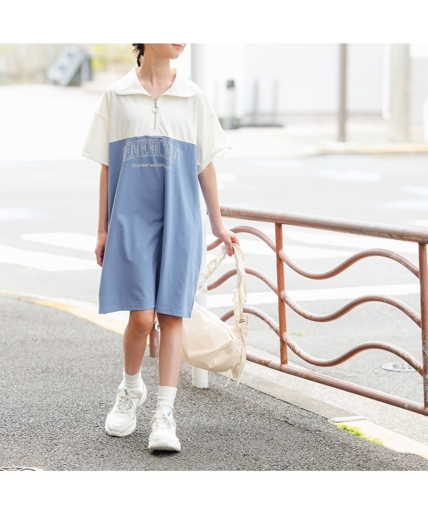 【グローバルワーク/GLOBAL WORK / KIDS】のフローズンTシャツ/ZIPワンピース/キッズ/497256 インテリア・キッズ・メンズ・レディースファッション・服の通販 founy(ファニー) 　ファッション　Fashion　キッズファッション　Fashion for Kids　ワンピース　Dresses　ハーフ　Half, Half-Length　吸水　Absorbent, Quick-Dry　夏　Summer　ホワイトブルー83|ID: prp329100004584964 ipo3291000000033446983