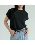 【リエディ/Re:EDIT】の汗じみ防止 リブカットソーTシャツ 人気、トレンドファッション・服の通販 founy(ファニー) ファッション Fashion レディースファッション Fashion for Women トップス・カットソー Cut & Sew Tops シャツ・ブラウス・オフィスカジュアル Elegant Blouses & Button-Ups ロングTシャツ・Tシャツ Longline T-Shirts & Tees カットソー・ベーシックTシャツ Cut-and-Sewn Tops / Stretch Tees & Basics インナー Innerwear キャミワンピース Cami Dress, Slip Dress 吸水 Absorbent, Quick-Dry サロペット Overalls, Salopette シンプル Simple, Minimal スラックス Slacks, Dress Pants スリット Slit, Slit Detail スリーブ Sleeve, Long Sleeve / Short Sleeve フレンチ French, French Style ベーシック Basic, Essential 夏 Summer thumbnail ブラック|ID: prp329100004584999 ipo3291000000033634362