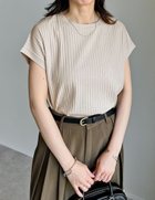 【リエディ/Re:EDIT】の汗じみ防止 リブカットソーTシャツ 人気、トレンドファッション・服の通販 founy(ファニー) ファッション Fashion レディースファッション Fashion for Women トップス・カットソー Cut & Sew Tops シャツ・ブラウス・オフィスカジュアル Elegant Blouses & Button-Ups ロングTシャツ・Tシャツ Longline T-Shirts & Tees カットソー・ベーシックTシャツ Cut-and-Sewn Tops / Stretch Tees & Basics インナー Innerwear キャミワンピース Cami Dress, Slip Dress 吸水 Absorbent, Quick-Dry サロペット Overalls, Salopette シンプル Simple, Minimal スラックス Slacks, Dress Pants スリット Slit, Slit Detail スリーブ Sleeve, Long Sleeve / Short Sleeve フレンチ French, French Style ベーシック Basic, Essential 夏 Summer thumbnail オフベージュ|ID: prp329100004584999 ipo3291000000033634365