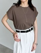 【リエディ/Re:EDIT】の汗じみ防止 リブカットソーTシャツ 人気、トレンドファッション・服の通販 founy(ファニー) ファッション Fashion レディースファッション Fashion for Women トップス・カットソー Cut & Sew Tops シャツ・ブラウス・オフィスカジュアル Elegant Blouses & Button-Ups ロングTシャツ・Tシャツ Longline T-Shirts & Tees カットソー・ベーシックTシャツ Cut-and-Sewn Tops / Stretch Tees & Basics インナー Innerwear キャミワンピース Cami Dress, Slip Dress 吸水 Absorbent, Quick-Dry サロペット Overalls, Salopette シンプル Simple, Minimal スラックス Slacks, Dress Pants スリット Slit, Slit Detail スリーブ Sleeve, Long Sleeve / Short Sleeve フレンチ French, French Style ベーシック Basic, Essential 夏 Summer thumbnail モカブラウン|ID: prp329100004584999 ipo3291000000033634366