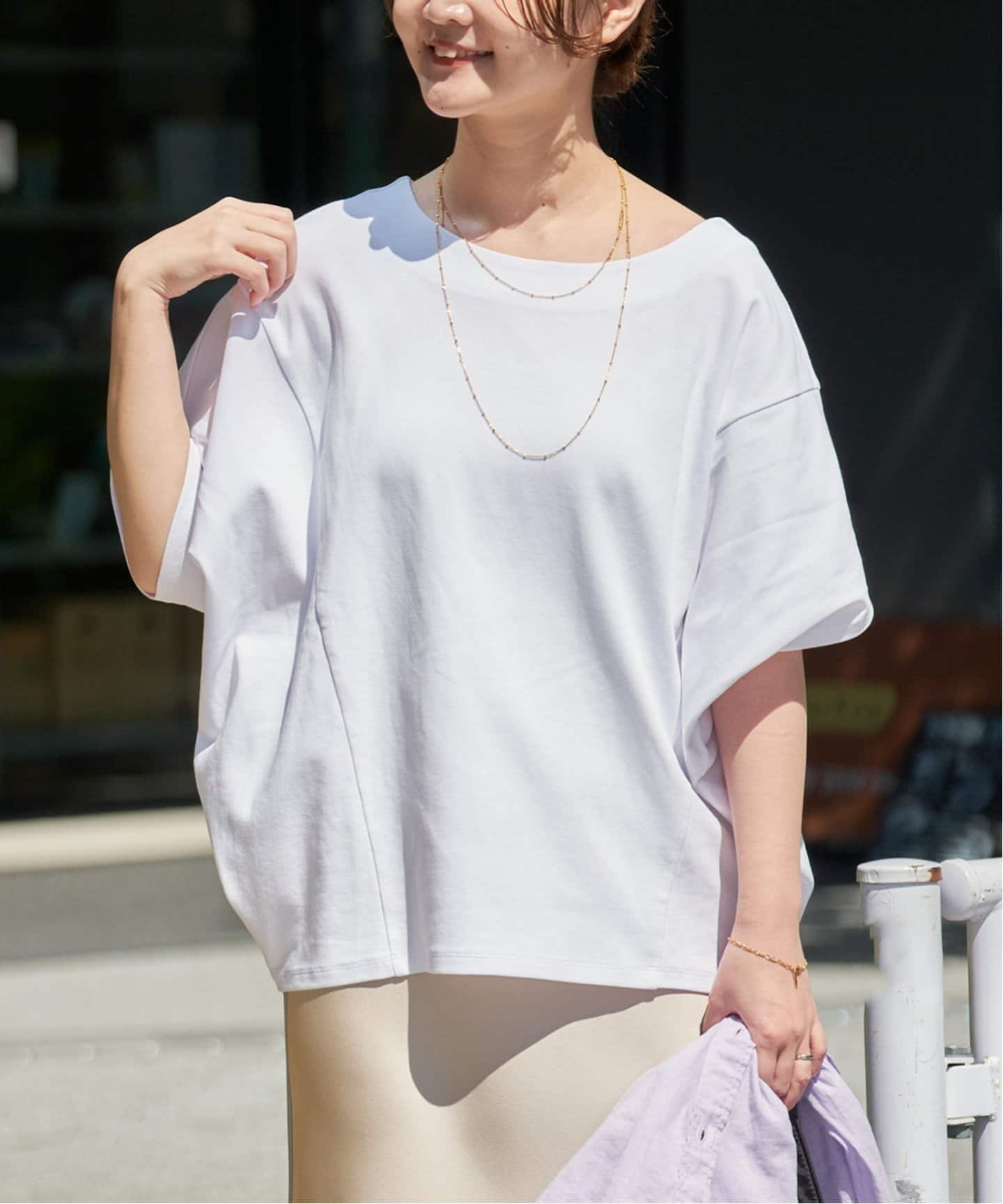 【スローブ イエナ/SLOBE IENA】の《追加2》強撚ポンチ5分袖プルオーバー インテリア・キッズ・メンズ・レディースファッション・服の通販 founy(ファニー) 　ファッション　Fashion　レディースファッション　Ladies' Fashion Online　トップス・カットソー　Tops/Tshirt　プルオーバー　Pullover　2025年　2025　2025春夏・S/S　Ss,Spring/Summer,2025　ホワイト|ID: prp329100004585006 ipo3291000000032655279