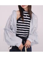 【リリーブラウン/Lily Brown】の【LILY BROWN×MARY QUANT】アメスリケーブルニット 人気、トレンドファッション・服の通販 founy(ファニー) ファッション Fashion レディースファッション WOMEN トップス・カットソー Tops/Tshirt ニット Knit Tops おすすめ Recommend コラボ Collaboration タオル Towel デニム Denim フロント Front ベーシック Basic ボーダー Border リゾート Resort ワンポイント One Point エレガント 上品 Elegant 無地 Plain Color thumbnail BORDER[933]|ID: prp329100004585063 ipo3291000000032508172