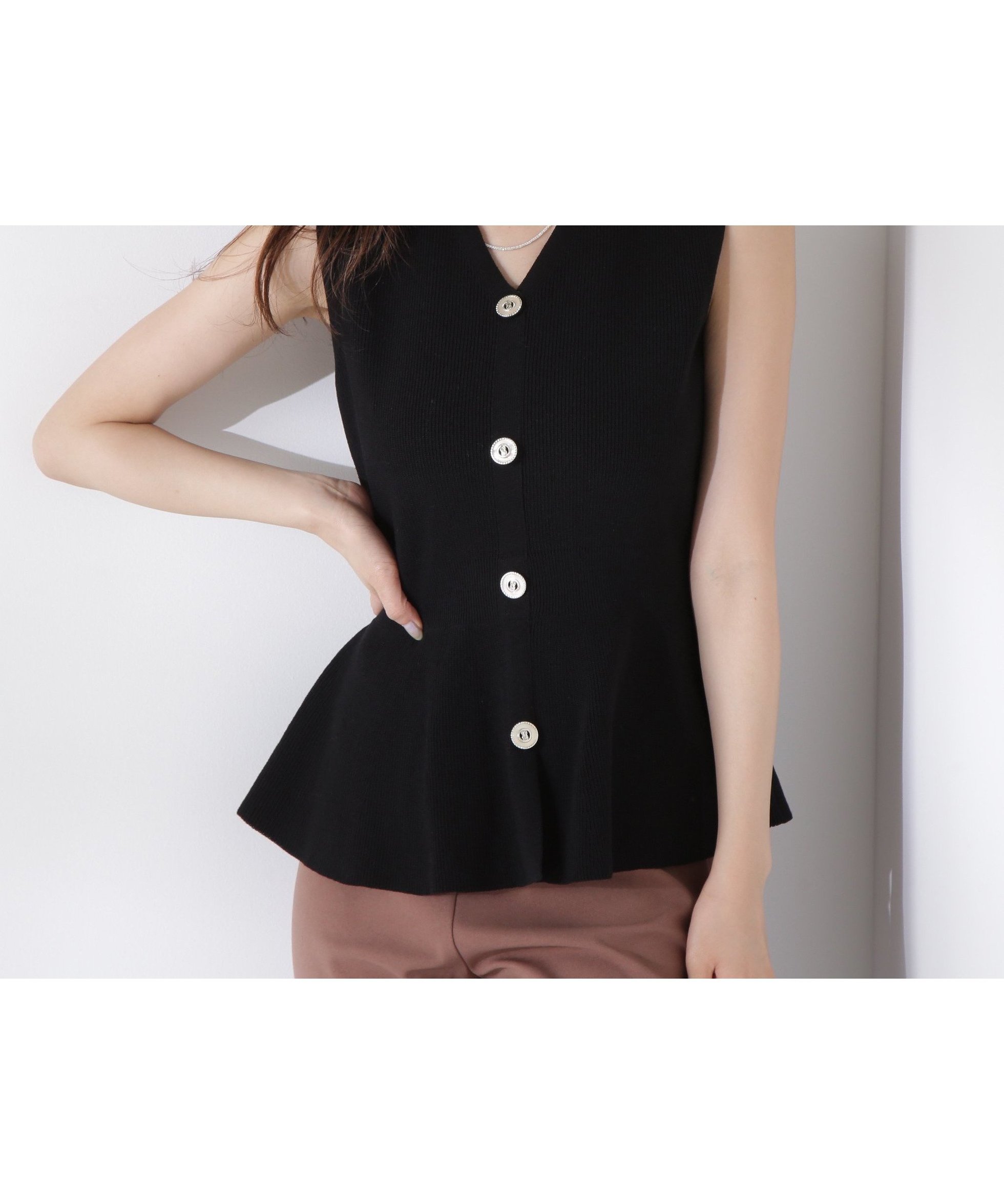 【プロポーション ボディドレッシング/PROPORTION BODY DRESSING】の畦ペプラムプルオーバー インテリア・キッズ・メンズ・レディースファッション・服の通販 founy(ファニー) 　ファッション　Fashion　レディースファッション　Fashion for Women　トップス・カットソー　Cut & Sew Tops　カジュアルプルオーバー・ニットトップス　Pullovers & Knit Tops / Casual Pullovers　シェイプ　Shape, Slim Fit　フロント　Front, Front Design　ペプラム　Peplum, Flared Hem　畦　Ribbed Knit　ブラック|ID: prp329100004585095 ipo3291000000033200073