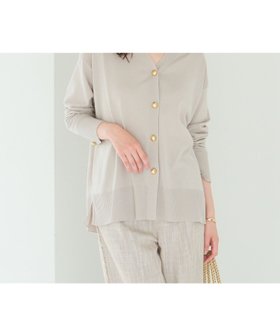 【エルーラ/Elura】のサマープロテクトVネックカーディガン / 495593 人気、トレンドファッション・服の通販 founy(ファニー) ファッション Fashion レディースファッション Fashion for Women トップス・カットソー Cut & Sew Tops カーディガン・羽織り Layered Style Cardigans Vネックトップス V-Neck Tops / V-Cut Neckline Shirts カーディガン Cardigan, Knitwear サマー Summer, Summer Style シンプル Simple, Minimal スラックス Slacks, Dress Pants デニム Denim, Jeans Material フェミニン Feminine, Girly エレガント 上品 Elegant |ID:prp329100004585214