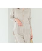 【エルーラ/Elura】のサマープロテクトVネックカーディガン / 495593 人気、トレンドファッション・服の通販 founy(ファニー) ファッション Fashion レディースファッション Fashion for Women トップス・カットソー Cut & Sew Tops カーディガン・羽織り Layered Style Cardigans Vネックトップス V-Neck Tops / V-Cut Neckline Shirts カーディガン Cardigan, Knitwear サマー Summer, Summer Style シンプル Simple, Minimal スラックス Slacks, Dress Pants デニム Denim, Jeans Material フェミニン Feminine, Girly エレガント 上品 Elegant thumbnail グレージュ50|ID: prp329100004585214 ipo3291000000033550744