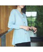 【エルーラ/Elura】のサマープロテクトVネックカーディガン / 495593 人気、トレンドファッション・服の通販 founy(ファニー) ファッション Fashion レディースファッション Fashion for Women トップス・カットソー Cut & Sew Tops カーディガン・羽織り Layered Style Cardigans Vネックトップス V-Neck Tops / V-Cut Neckline Shirts カーディガン Cardigan, Knitwear サマー Summer, Summer Style シンプル Simple, Minimal スラックス Slacks, Dress Pants デニム Denim, Jeans Material フェミニン Feminine, Girly エレガント 上品 Elegant thumbnail ライトグリーン72|ID: prp329100004585214 ipo3291000000033550747