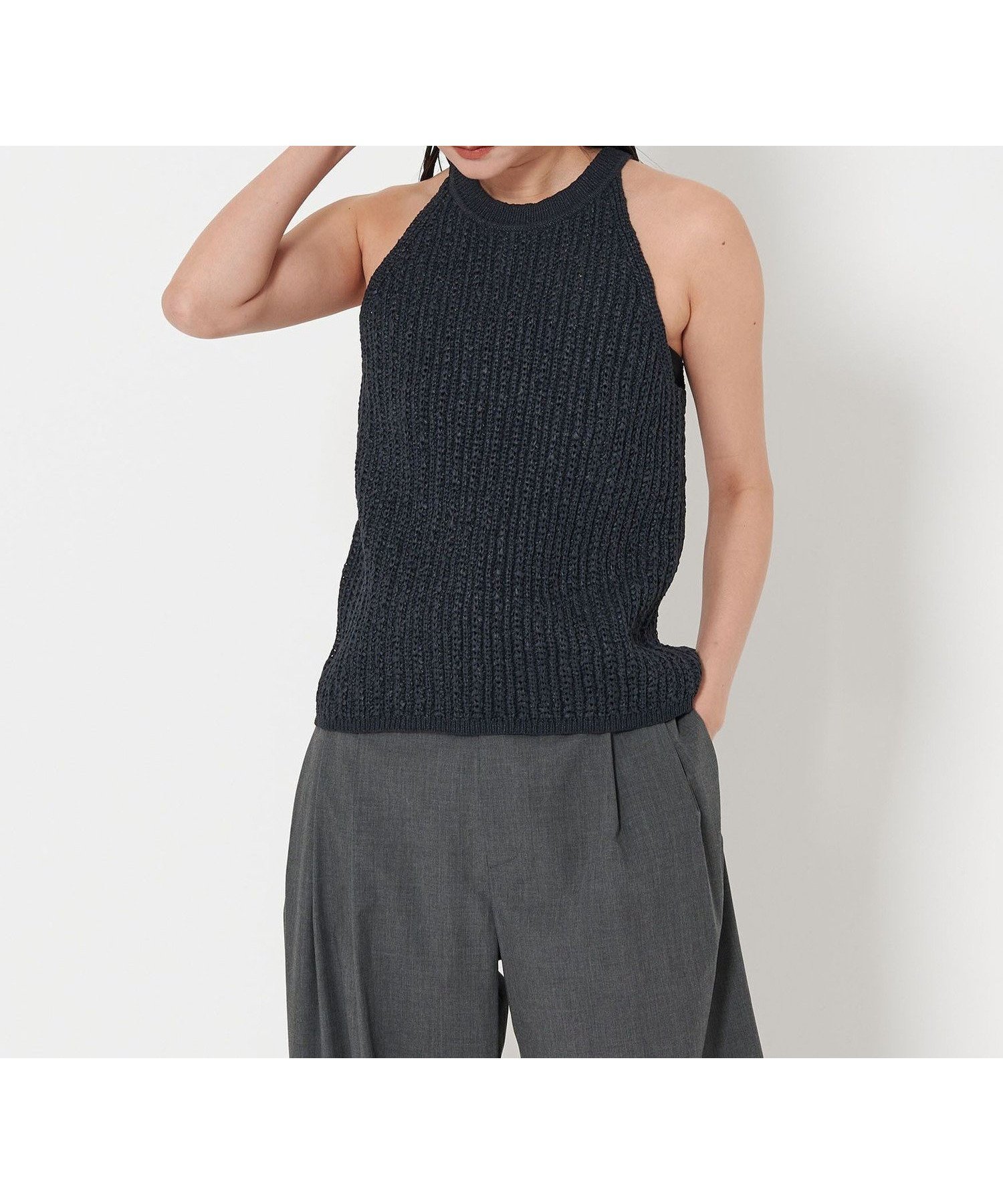 【ユナイテッドアローズ/UNITED ARROWS】のMARW UNITED ARROWS ニット タンクトップ インテリア・キッズ・メンズ・レディースファッション・服の通販 founy(ファニー) 　ファッション　Fashion　レディースファッション　WOMEN　トップス・カットソー　Tops/Tshirt　ニット　Knit Tops　アメリカン　American　カットソー　Cut And Sew　スリーブ　Sleeve　タンク　Tank　人気　Popularity　ビジネス 仕事 通勤　Business　BLACK|ID: prp329100004585215 ipo3291000000032510593