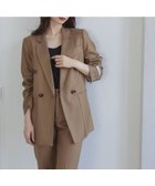 【ドレス/DRESS+】のスーツ レディース ジャケット カジュアルスーツ ブラウン|ID: prp329100004585227 ipo3291000000033501161