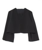 【セットアップセブン/SETUP7】のmetoi/袖スリットノーカラージャケット 結婚式 パーティー オケージョン BLK|ID: prp329100004585230 ipo3291000000033966953