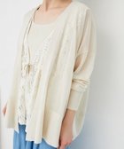 【ルクールブラン/le.coeur blanc】の《手洗い可能》シアーミドル丈カーディガン 人気、トレンドファッション・服の通販 founy(ファニー) ファッション Fashion レディースファッション Fashion for Women トップス・カットソー Cut & Sew Tops カーディガン・羽織り Layered Style Cardigans おすすめ Recommended / Our Picks カーディガン Cardigan, Knitwear デニム Denim, Jeans Material リラックス Relax, Relaxed Fit 羽織 Haori, Light Jacket thumbnail ベージュ|ID: prp329100004585231 ipo3291000000033416818