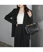 【アニュアンス/anuans】のライトダブルサテンノーカラージャケット 人気、トレンドファッション・服の通販 founy(ファニー) ファッション Fashion レディースファッション Ladies' Fashion Online アウター Coat Outerwear ジャケット Jackets ノーカラージャケット No Collar Leather Jackets サテン Satin シンプル Simple ダブル Double エレガント 上品 Elegant 夏 Summer thumbnail BLACK|ID: prp329100004585256 ipo3291000000032511104