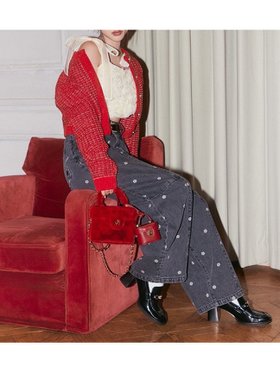 【リリーブラウン/Lily Brown】 【WEB限定】【LILY BROWN×MARY QUANT】デイジー柄ワイドデニムパンツ人気、トレンドファッション・服の通販 founy(ファニー) ファッション Fashion レディースファッション WOMEN パンツ Pants デニムパンツ Denim Pants |ID:prp329100004585268