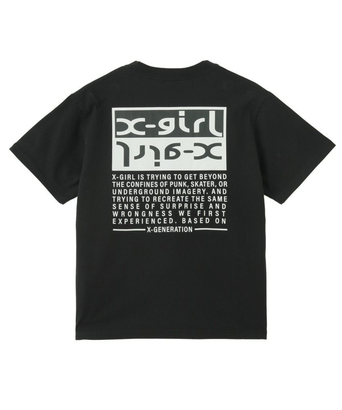 【エックスガール/X-girl】のBICOLOR BOX LOGO S/S TEE X-girl インテリア・キッズ・メンズ・レディースファッション・服の通販 founy(ファニー) https://founy.com/ ファッション Fashion レディースファッション Ladies' Fashion Online グラフィック Graphic デニム Denim フロント Front プリント Print ベーシック Basic ワンポイント One Point 半袖 Short Sleeve 夏 Summer 定番 Standard S/S・春夏 Ss・Spring/Summer |ID: prp329100004585270 ipo3291000000032593433