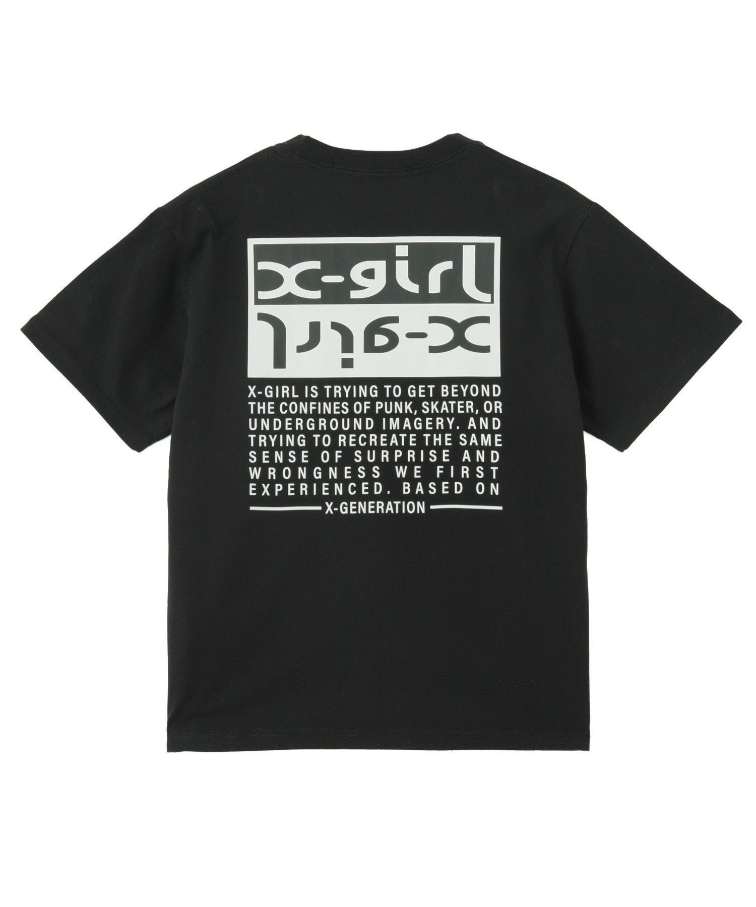 【エックスガール/X-girl】のBICOLOR BOX LOGO S/S TEE X-girl 人気、トレンドファッション・服の通販 founy(ファニー) 　ファッション　Fashion　レディースファッション　Ladies' Fashion Online　グラフィック　Graphic　デニム　Denim　フロント　Front　プリント　Print　ベーシック　Basic　ワンポイント　One Point　半袖　Short Sleeve　夏　Summer　定番　Standard　S/S・春夏　Ss・Spring/Summer　 other-1|ID: prp329100004585270 ipo3291000000032593433