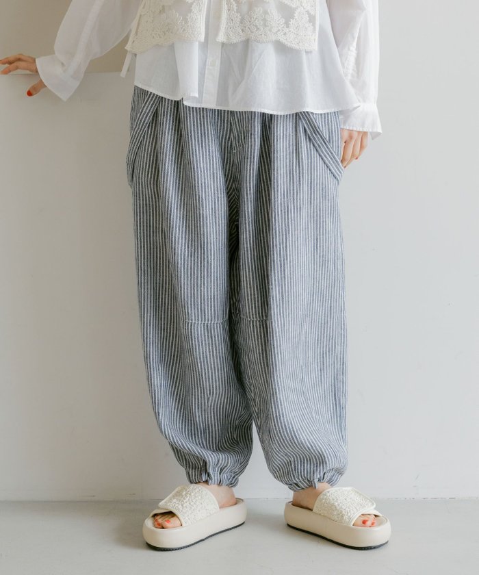 【ニコアンド/niko and】のFINEリネンツイルパンツ インテリア・キッズ・メンズ・レディースファッション・服の通販 founy(ファニー) https://founy.com/ ファッション Fashion レディースファッション Ladies' Fashion Online パンツ Pants おすすめ Recommend サスペンダー Suspenders リネン Linen 人気 Popularity |ID: prp329100004585283 ipo3291000000032667131